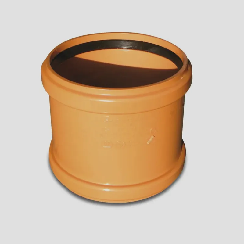 PVC Schiebemuffe D=110 mm SN4 (Steckmuffe Rostbraun) Knallerangebot